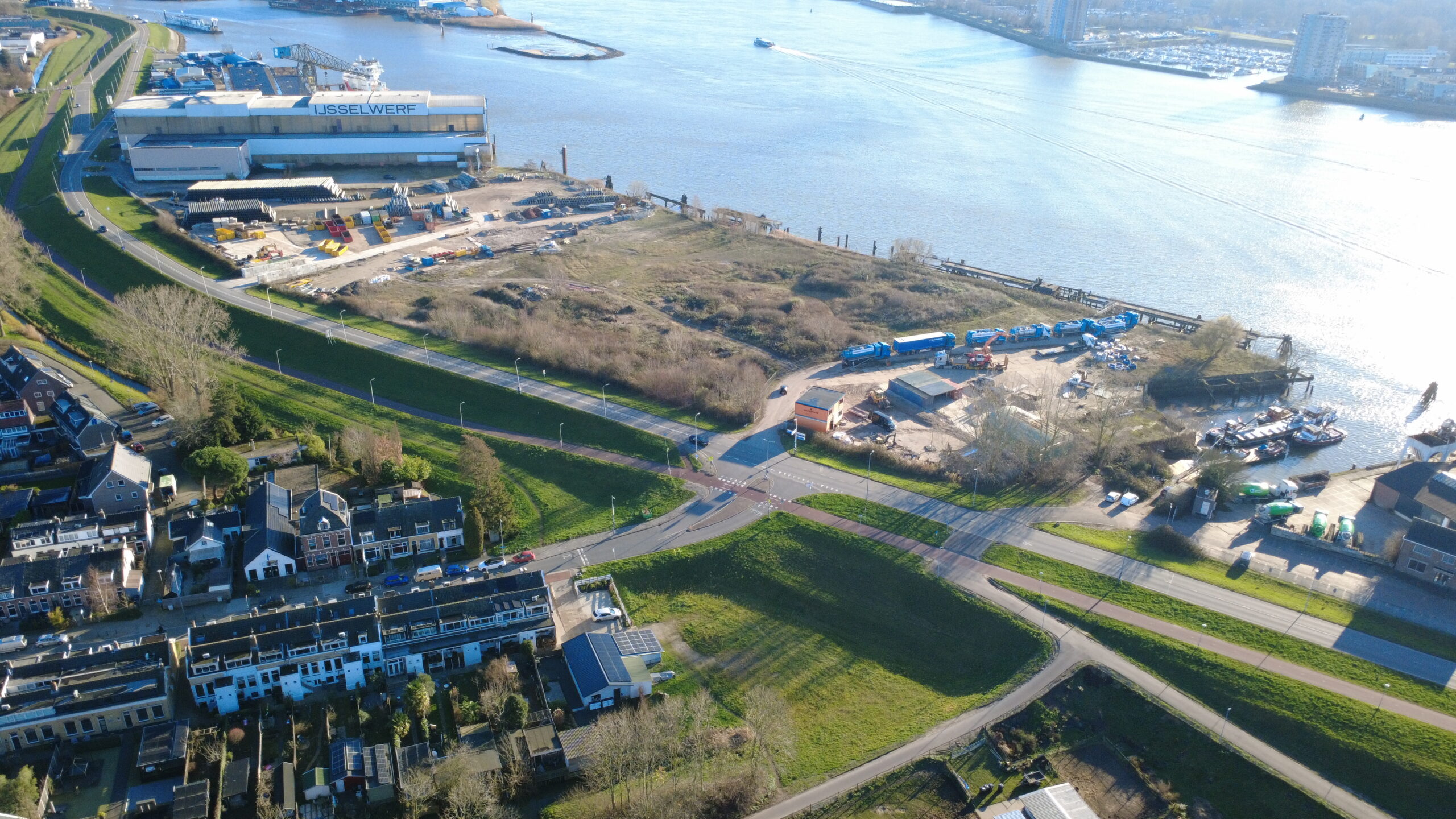 Dakgrind Nederland neemt nieuw buitenterrein in gebruik op de IJsselwerf in Capelle a/d IJssel